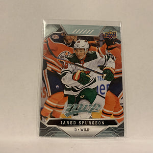 #147 Jared Spurgeon Minnesota Wild  2019-20 UD MVP Hockey Card AJ