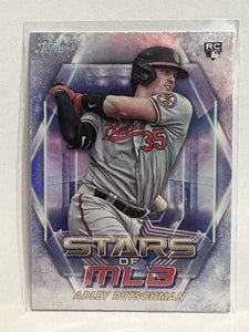 #SMLB-22  Adley Rutschman Rookie Stars of MLB Baltimore Orioles 2023 Topps Series One Baseball Card