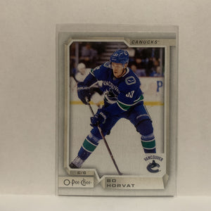 #469 Bo Horvat Vancouver Canucks 2018-19 O-Pee-Chee Hockey Card JM