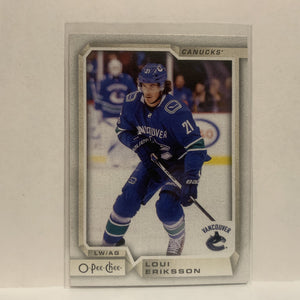 #350 Loui Eriksson Vancouver Canucks 2018-19 O-Pee-Chee Hockey Card JM