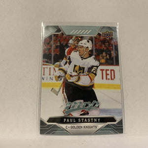 #138 Paul Stastny Vegas Golden Knights  2019-20 UD MVP Hockey Card AJ