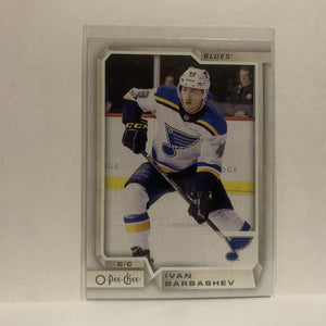 #427 Ivan Barbashev St Louis Blues 2018-19 O-Pee-Chee Hockey Card JN