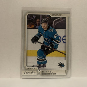 #263 Mikkel Boedker San Jose Sharks 2018-19 O-Pee-Chee Hockey Card JN