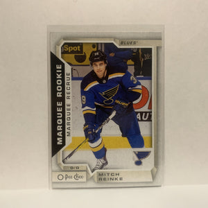 #532 Mitch Reinke St Louis Blues Marquee Rookie 2018-19 O-Pee-Chee Hockey Card JN