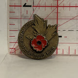 Year of the Veteran 2005 Poppy Flower Lapel Hat Pin