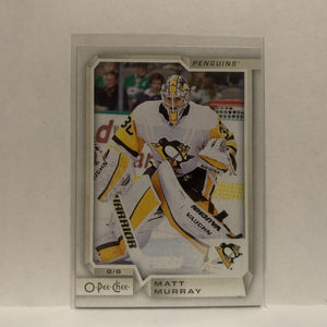 #45 Matt Murray Pittsburgh Penguins 2018-19 O-Pee-Chee Hockey Card JN