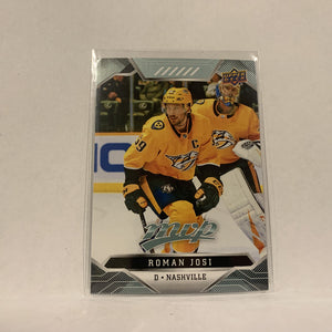 #58 Roman Josi Nashville Predators  2019-20 UD MVP Hockey Card AK