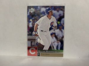 #566 Micah Hoffpauir Chicago Cubs 2009 Upper Deck Series 2 Baseball Card NL