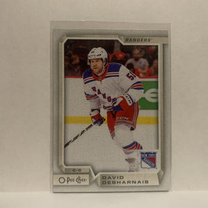 #251 David Desharnais New York Rangers 2018-19 O-Pee-Chee Hockey Card JN