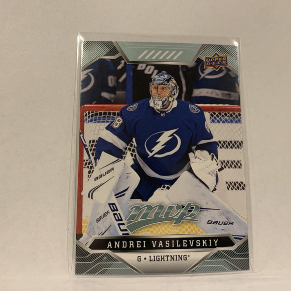 #10 Andrei Vasilevskiy Tampa Bay Lightning  2019-20 UD MVP Hockey Card AK