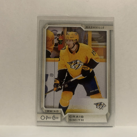 #225 Craig Smith Nashville Predators 2018-19 O-Pee-Chee Hockey Card JO