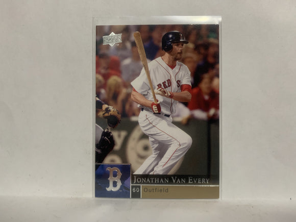 #556 Jonathan Van Every Boston Red Sox 2009 Upper Deck Series 2 Baseball Card NM