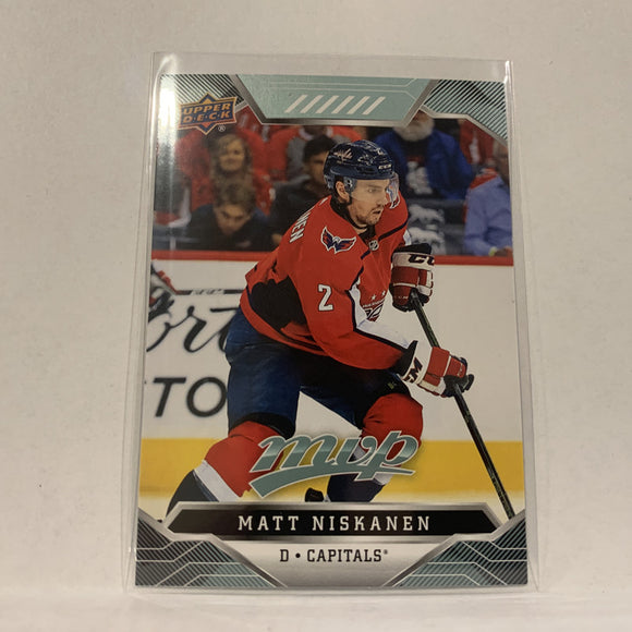 #48 Matt Niskanen Washington Capitals  2019-20 UD MVP Hockey Card AL