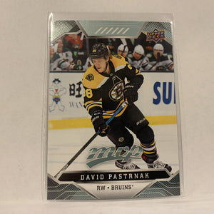 #5 David Pasternak Boston Bruins  2019-20 UD MVP Hockey Card AL