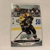 #5 David Pasternak Boston Bruins  2019-20 UD MVP Hockey Card AL