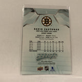 #5 David Pasternak Boston Bruins  2019-20 UD MVP Hockey Card AL