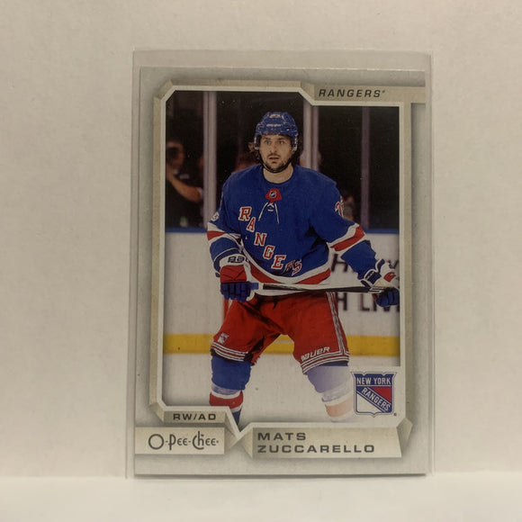 #29 Mats Zuccarello New York Rangers 2018-19 O-Pee-Chee Hockey Card JO