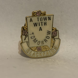 A Town with a Tomorrow Blackfalds Alberta Lapel Hat Pin