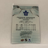 #27 Frederik Andersen Toronto Maple Leafs  2019-20 UD MVP Hockey Card AL