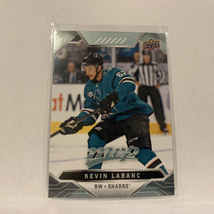 #196 Kevin Labanc San Jose Sharks  2019-20 UD MVP Hockey Card AL