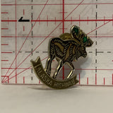 Alaska Highway Moose Lapel Hat Pin