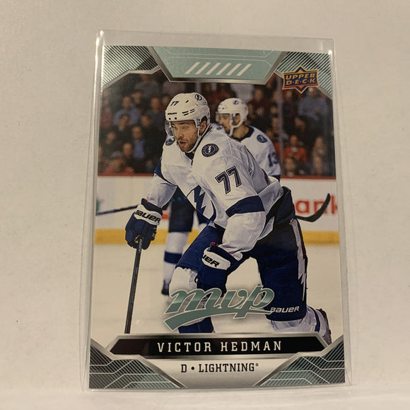 #51 Victor Hedman Tampa Bay Lightning  2019-20 UD MVP Hockey Card AL