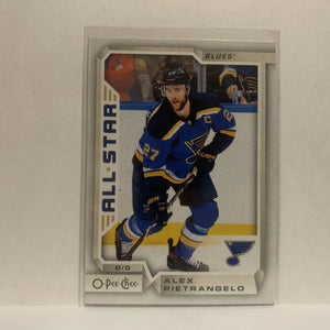 #126 Alex Pietrangelo St Louis Blues 2018-19 O-Pee-Chee Hockey Card JP