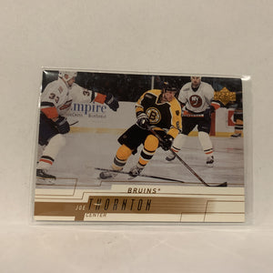 #13 Joe Thorton  Boston Bruins  2000-01 Upper Deck  Hockey Card AL