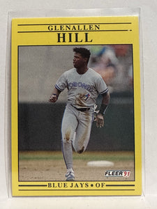 #177 Glenallen Hill Toronto Blue Jays 1991 Fleer Baseball Card