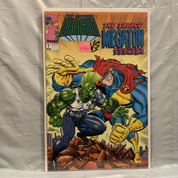 #1 The Savage Dragon vs The savage Megaton Man Image Comics BM 8996