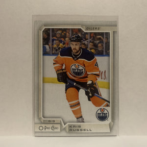 #342 Keis Russell Edmonton Oilers 2018-19 O-Pee-Chee Hockey Card JP