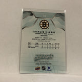 #18 Charlie Mcavoy Boston Bruins  2019-20 UD MVP Hockey Card AM