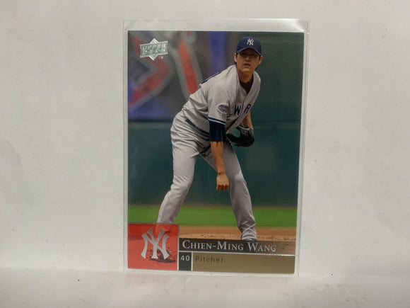 #774 Chien-Ming Wang New York Yankees 2009 Upper Deck Series 2 Baseball Card NN