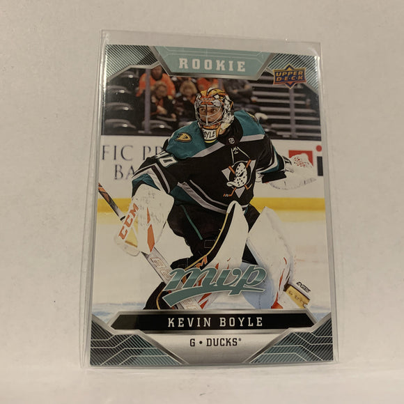 #230 Kevin Boyle Anaheim Mighty Ducks Rookie 2019-20 UD MVP Hockey Card AM