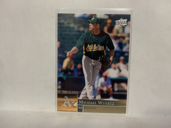 #782 Michael Wuertz Oakland Athletics 2009 Upper Deck Series 2 Baseball Card NN