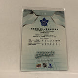 #115 Andreas Johnsson Toronto Maple Leafs  2019-20 UD MVP Hockey Card AM