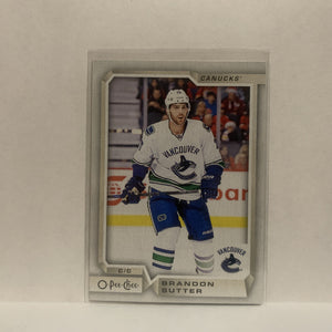 #177 Brandon Sutter Vancouver Canucks 2018-19 O-Pee-Chee Hockey Card JQ