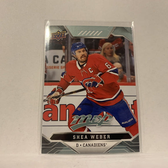 #77 Shea Weber Montrel Canadiens  2019-20 UD MVP Hockey Card AM