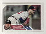 #159 A.J. Minter Atlanta Braves 2023 Topps Series One Baseball Card