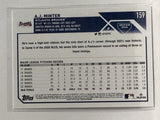 #159 A.J. Minter Atlanta Braves 2023 Topps Series One Baseball Card