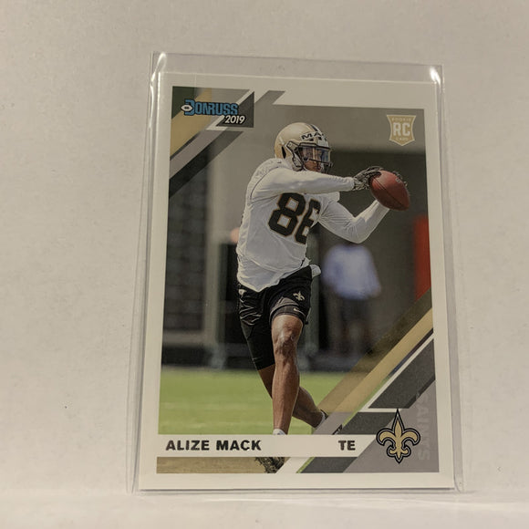 #289 Alize Mack New Orleans Saints Rookie 2019 Donruss Football Card AN