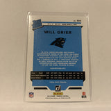 #305 Will Grier Carolina Panthers Canvas Rated Rookie 2019 Donruss Football Card AN