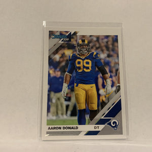 #140 Aaron Donald Los angeles Rams  2019 Donruss Football Card AN