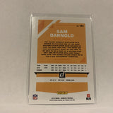 #186 Sam Darnold New York Jets  2019 Donruss Football Card AO