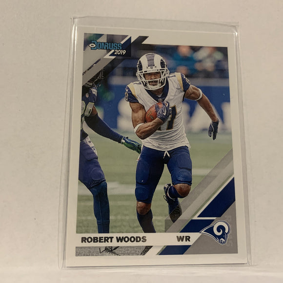 #141 Robert Woods Los Angeles Rams  2019 Donruss Football Card AO