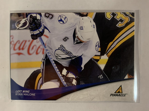 #176 Ryan Malone Tampa Bay Lightning 2011-12 Pinnacle Hockey Card  NHL
