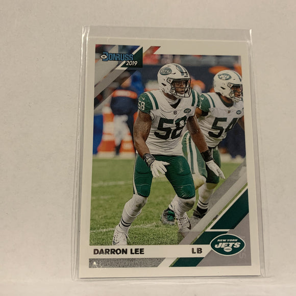 #189 Darron Lee New York Jets  2019 Donruss Football Card AO