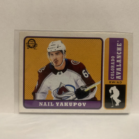 #298 Nail Yakupov Colorado Avalanche 2018-19 O-Pee-Chee Hockey Card JS