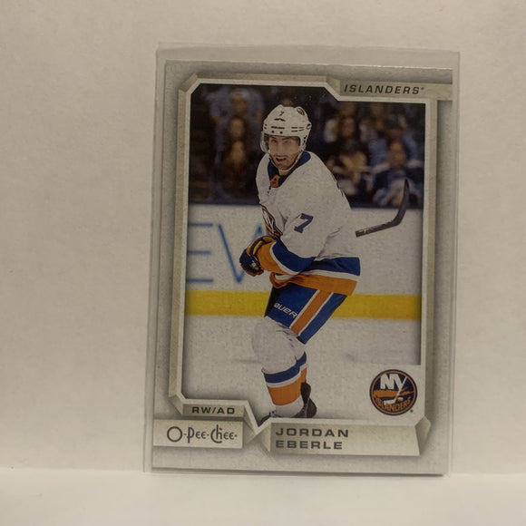 #85 Jordan Eberle New York Islanders 2018-19 O-Pee-Chee Hockey Card JS