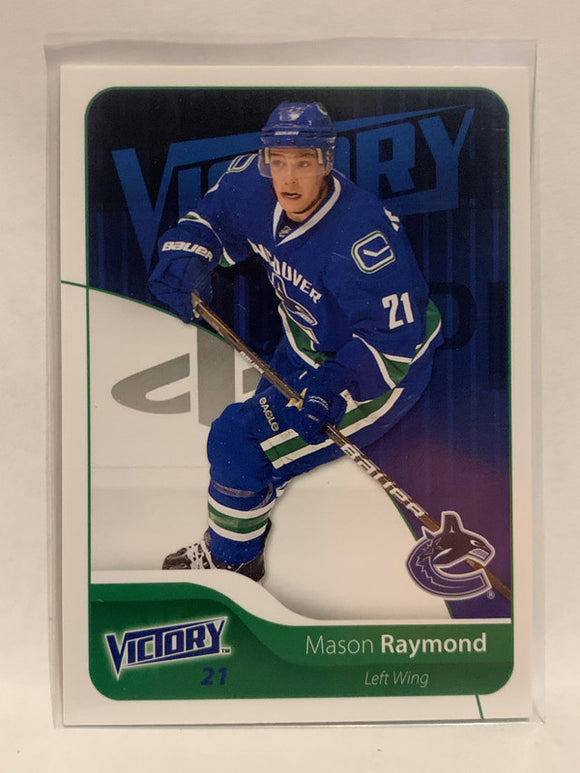 #189 Mason Raymond Vancouver Canucks 2011-12 Victory Hockey Card  NHL
